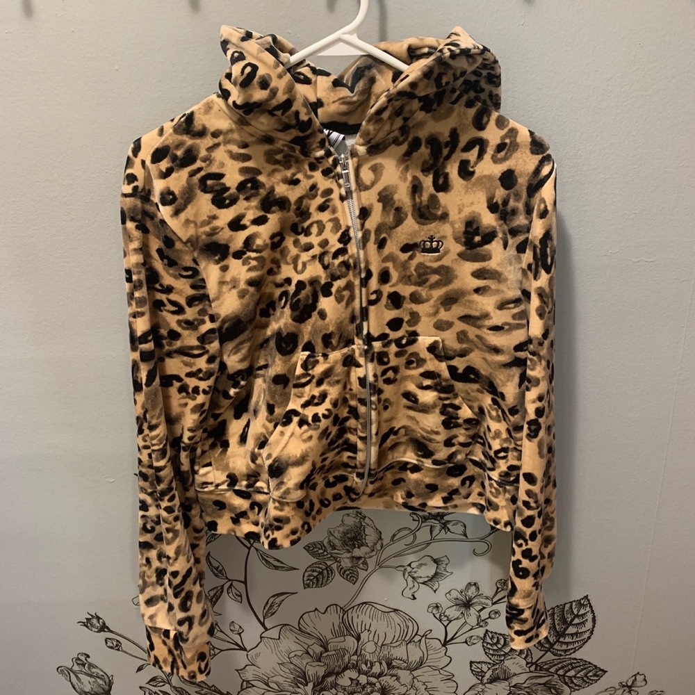 Cheetah Print Juicy Couture Tracksuit Jacket